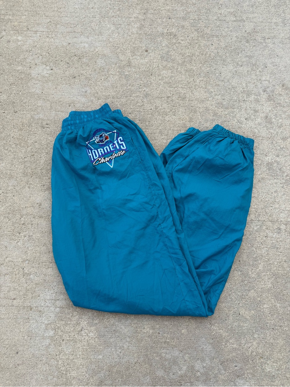 Vintage 90s Logo 7 Charlotte Hornets Track Pants